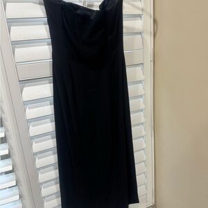 Richard Tyler Couture Black Midi Dress